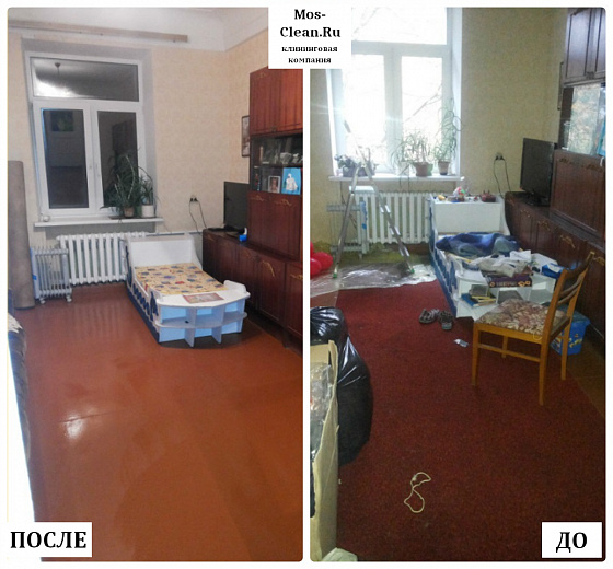 Поддерживающий клининг в 2 комнатной квартире